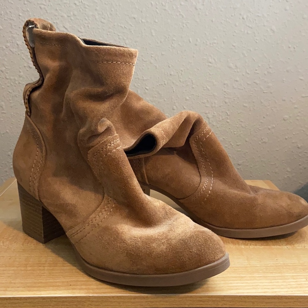 Suede booties